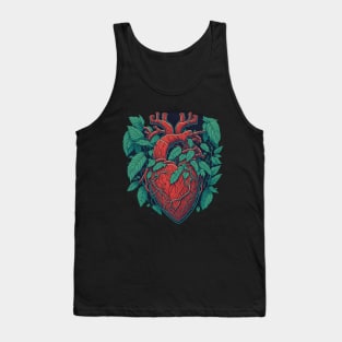 anatomical heart with hops Tank Top